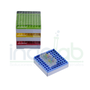 Cajas criogénicas (Criobox de policarbonato), de 100 posiciones. Biologix /  90-9210