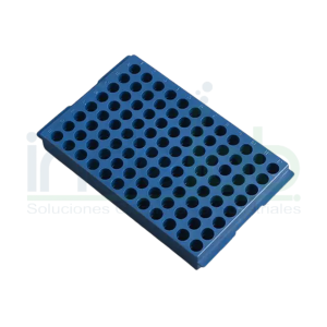Rack reversible para microtubos de 1.50 a 2.00 ml y de 0.5 ml