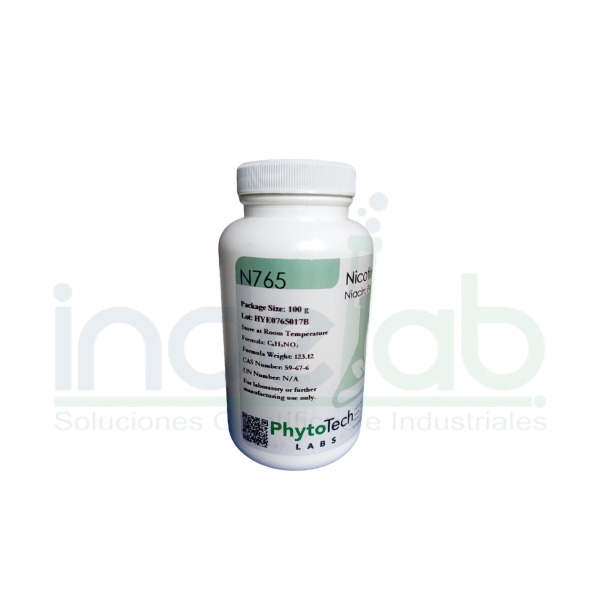 Ácido nicotínico 100 g / N765 - PhytoTech Labs.
